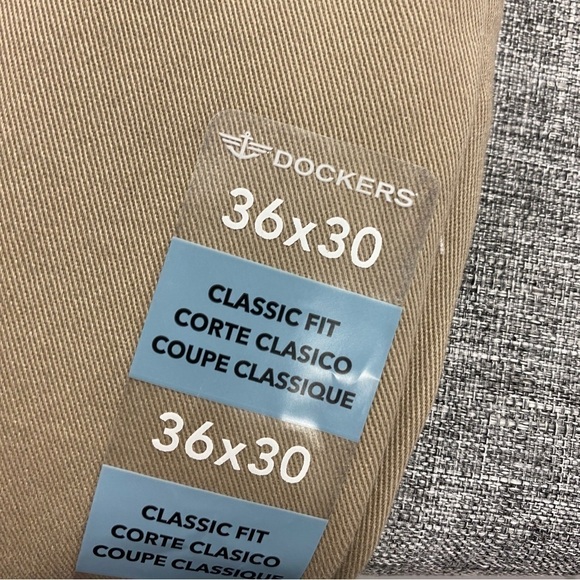 NWT Dockers classic stretch for performance easy khaki pants men’s 36 x 30 - Picture 5 of 11